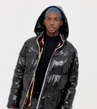 Collusion High Shine Hooded Puffer Jacket