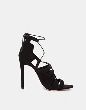 Asos Heartbreak Hotel Heeled Sandals - Black