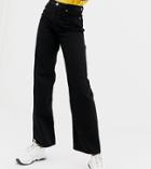 Monki Wide Leg Jeans With Organic Cotton In Black - Blue