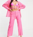 Asyou Wide Leg Pant In Pink - Part Of A Set