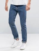 Weekday Wednesday Slim Stretch Fit Jeans Mid Standard Wash - Blue