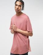 Bershka Oversized T-shirt In Pink - Pink