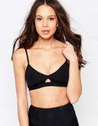 Seafolly Active Hybrid Bikini Top - Black