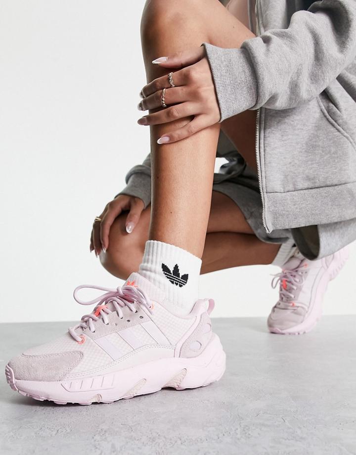 Adidas Originals Zx 22 Sneakers In Muted Pink