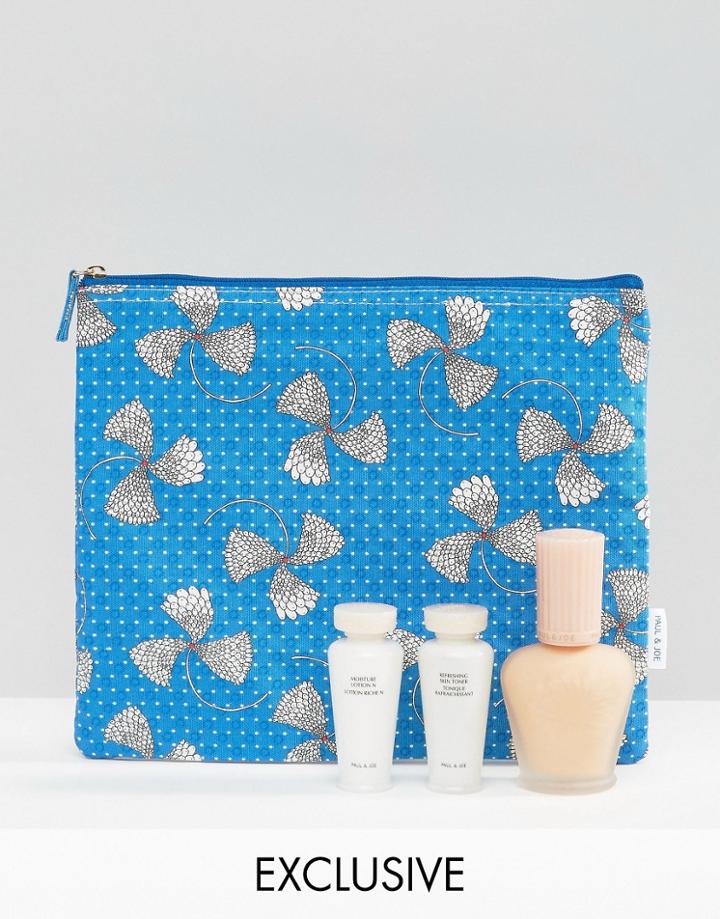 Paul & Joe Asos Exclusive Moisturising Foundation Primer & Skincare Set With Free Make Up Bag - Primer And Skincare