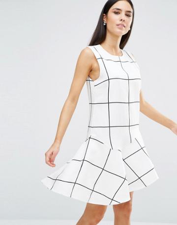 Stylestalker Monumental Peplum Dress - Pane