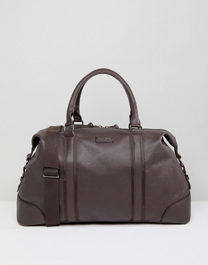 New Look Carryall With Detachable Strap In Dark Brown - Brown