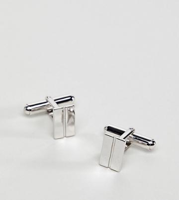 Aetherston Hampton Cufflinks In Sterling Silver - Silver