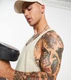Hiit String Tank Top In Stone-neutral