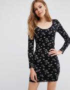 Pepe Jeans Holly Floral Dress - Black