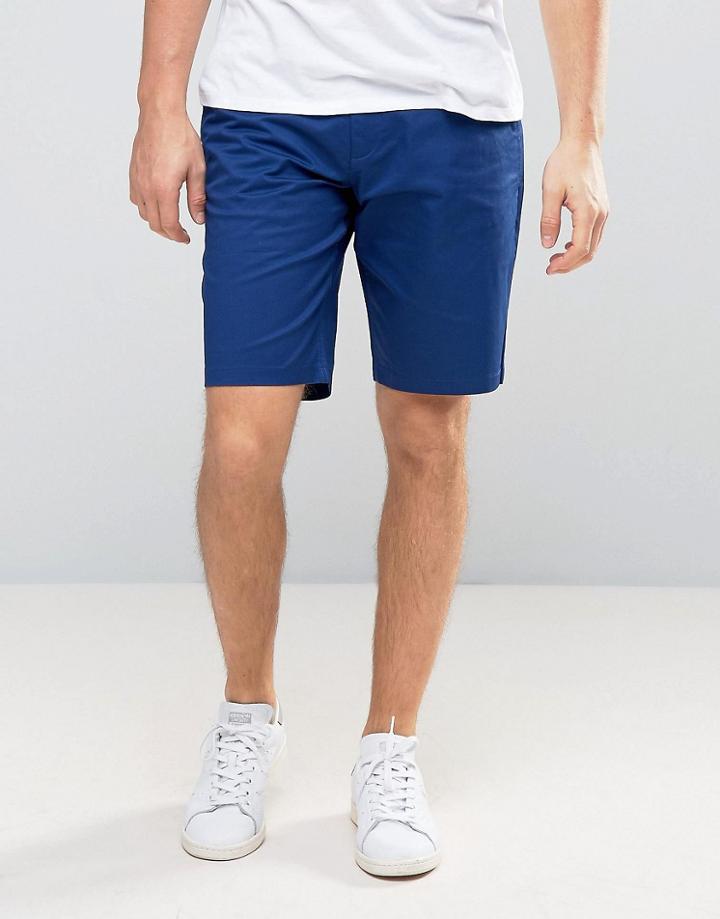 Fred Perry Slim Fit Chino Short In Navy - Navy