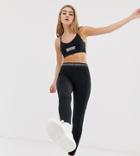 Crooked Tongues Legging With Branded Elastic - Black