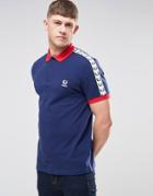 Fred Perry France Polo Shirt In Navy - Navy