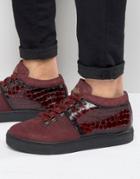 Rule London Mid Top Sneakers - Red