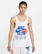 Nike World Tour Pack Graphic Tank In White