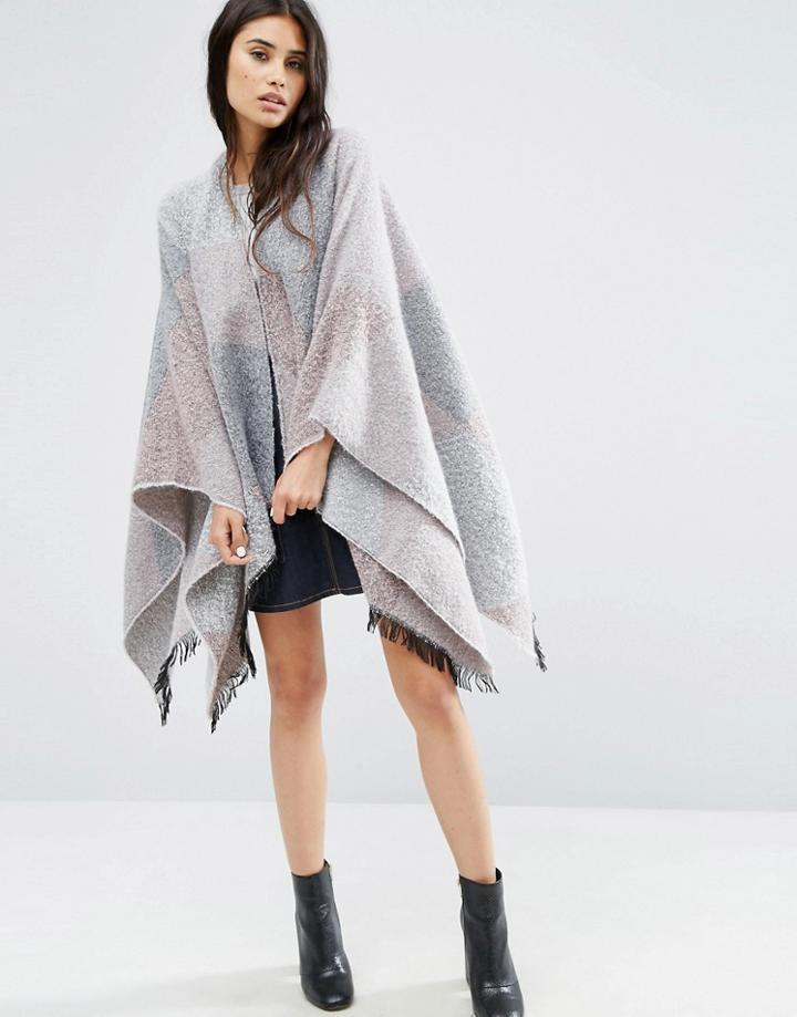 Boardmans Patterned Cape - Multi