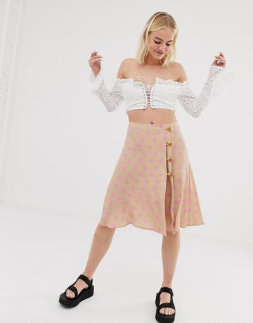 Resume Ono Polka Dot Mini Skirt - Cream