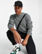 River Island Knitted Sweater In Green