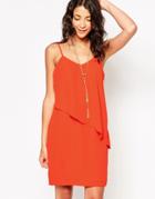 Influence Drapey Cami Dress - Orange