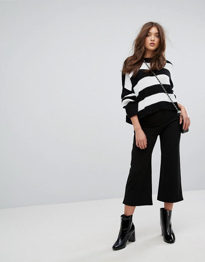 Boohoo Tailored Culottes - Black