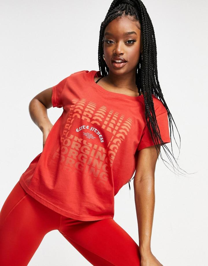 Reebok Fef Easy T-shirt In Red