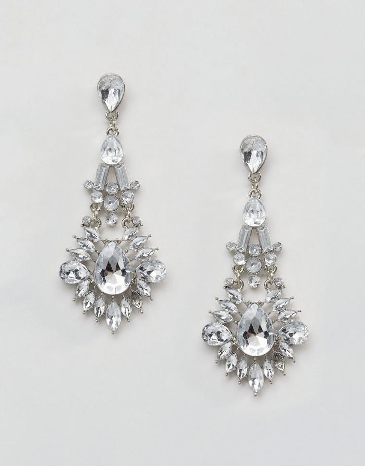 New Look Chandelier Earrings - White