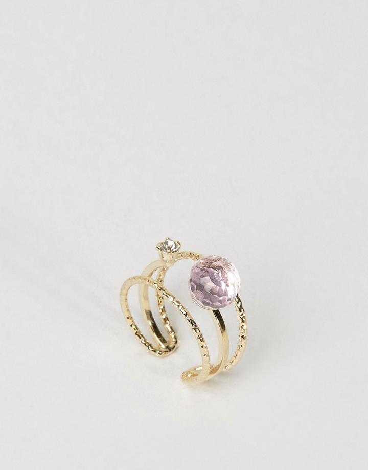 Limited Edition Princess Stone Ring - Gold