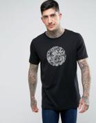 Pretty Green Thornley Logo T-shirt In Black - Black