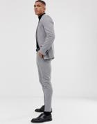 Selected Homme Skinny Suit Pants In Gray
