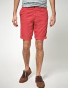 Minimum Frede Chino Shorts - Red