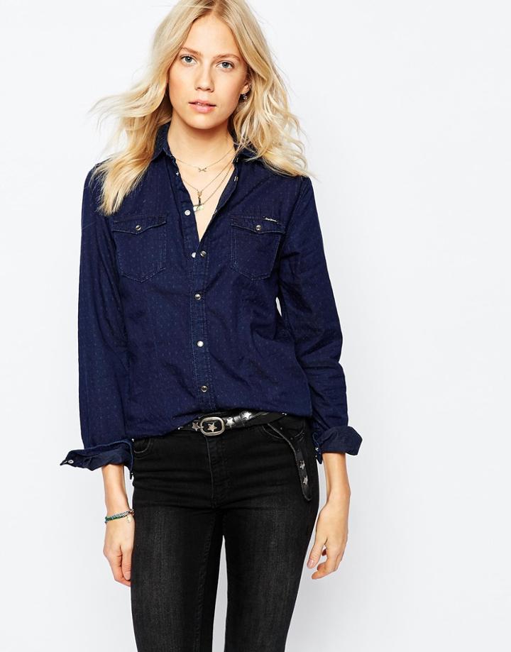 Pepe Jeans Denim Shirt - Blue