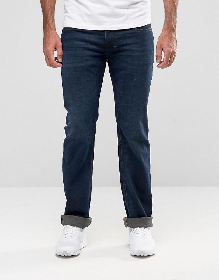 Diesel Zatiny Bootcut Jeans 857z Dark Wash - Blue