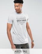Asos Tall T-shirt With Netherlands Print - Gray