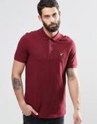 Lyle & Scott Plain Pique Polo Shirt - Red