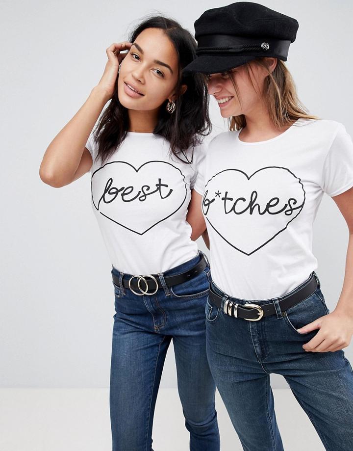 Lasula B Tches T-shirt - White