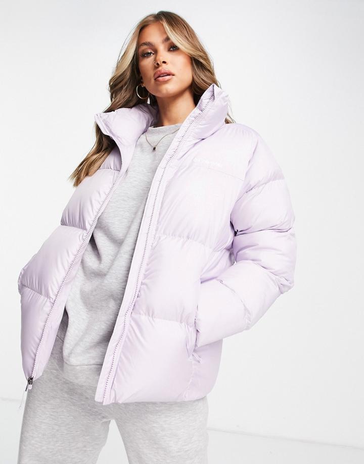 Columbia Puffect Jacket In Lilac-purple