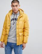 Abercrombie & Fitch Puffer Jacket Hooded In Yellow - Yellow