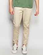 Jack & Jones Slim Fit Chinos With Stretch - Sand