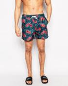 Another Influence Floral Swim Shorts - Black