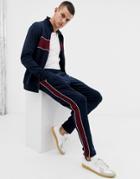 Selected Homme Tracksuit Sweatpants In Slim Fit-navy