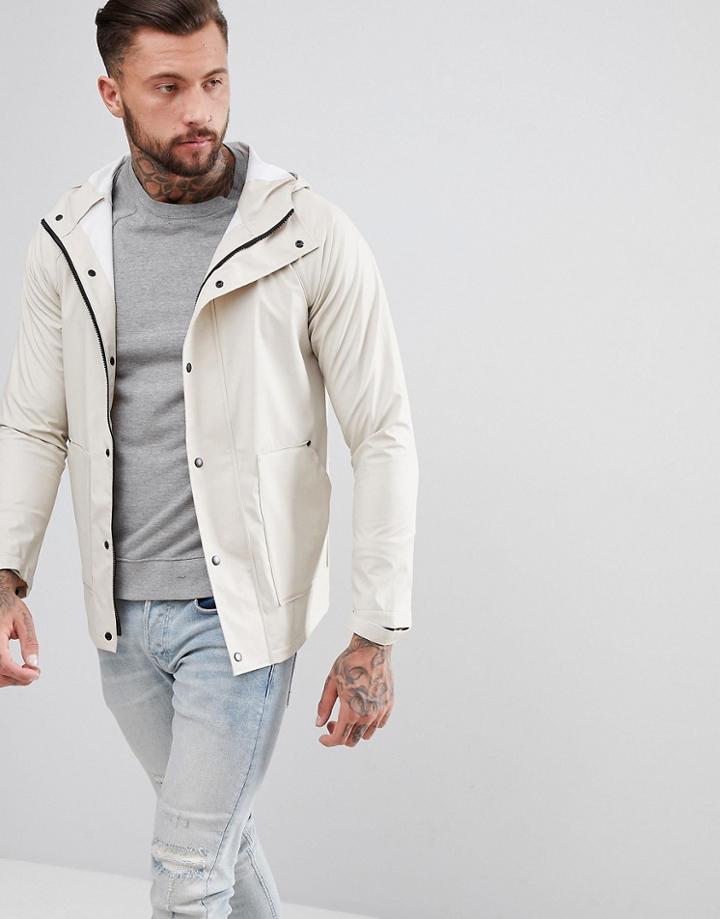 Another Influence Festival Rubberised Jacket - Stone