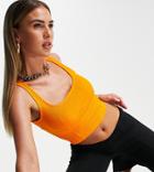 Asyou Seamed Tank Top In Orange