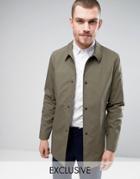 Noak Trench With Poppers - Green