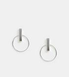 Kingsley Ryan Sterling Silver Hoop & Bar Earrings - Silver