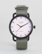 Reclaimed Vintage Gray Canvas Watch - Gray