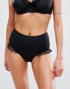 Pour Moi Mesh Control Bikini Bottom - Black