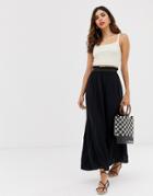 Vero Moda Jersey Maxi Skirt-black