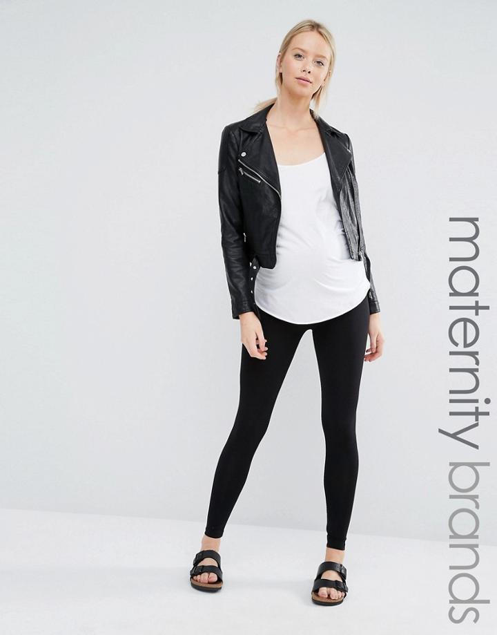 Isabella Oliver Over The Bump Leggings - Black