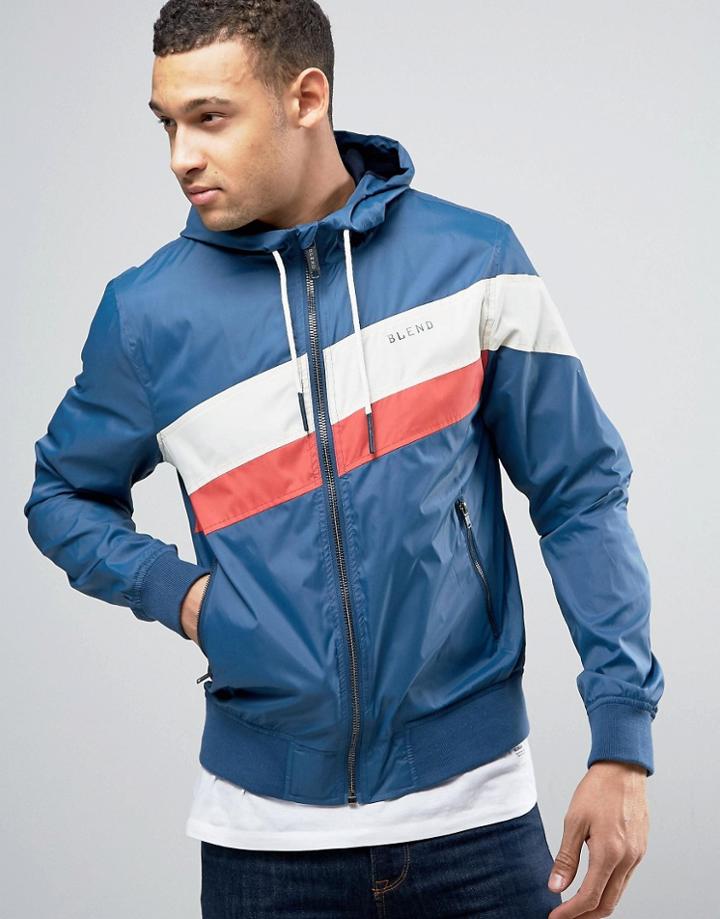 Blend Retro Windbreaker - Blue