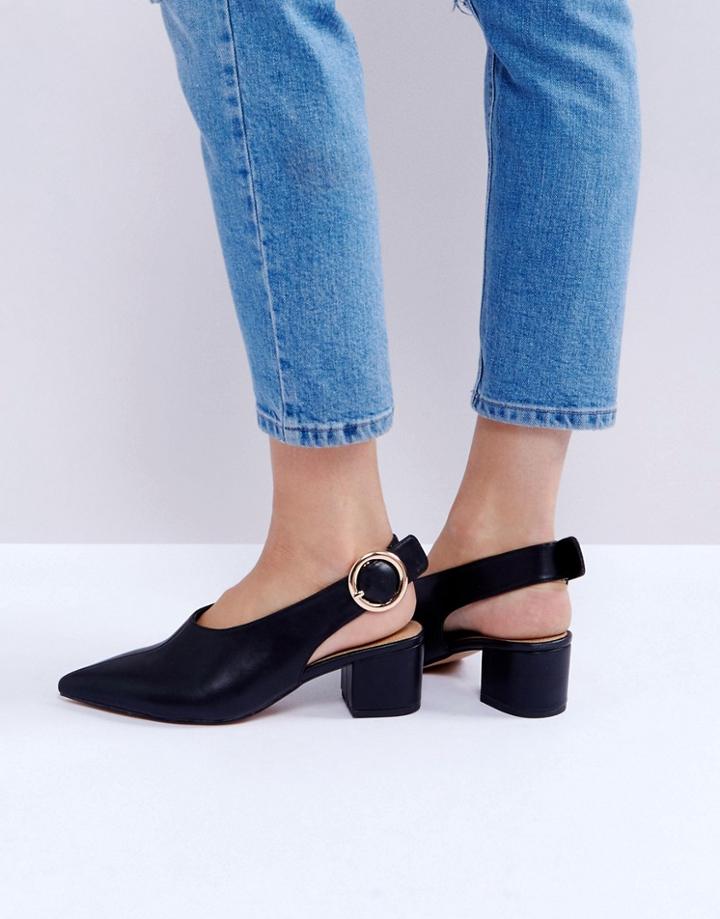 Asos Slingshot Mid Heels - Black
